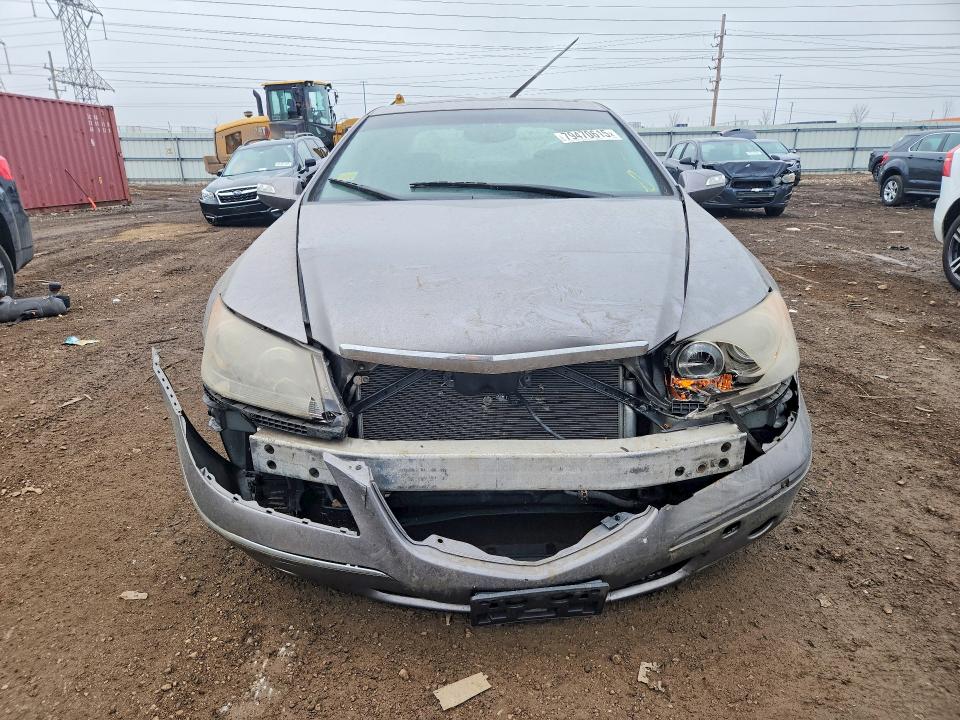 2007 Acura Rl VIN JH4KB16607C002374 COPART salvage auction — REAR END, Il - Salvage Certificate, sold $350 on 2026-07-09 (photo 5)