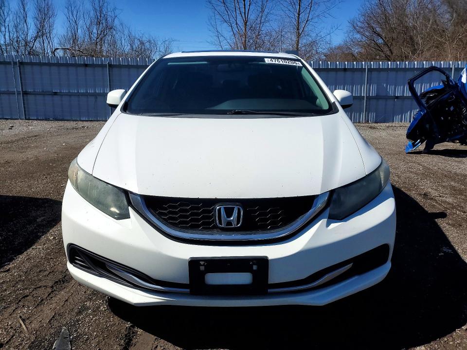2013 Honda VIN 2HGFB2F56DH102666 COPART salvage auction — REAR END, On - Permit No Brand - Unfit, sold $1,450 on 2026-07-02 (photo 5)