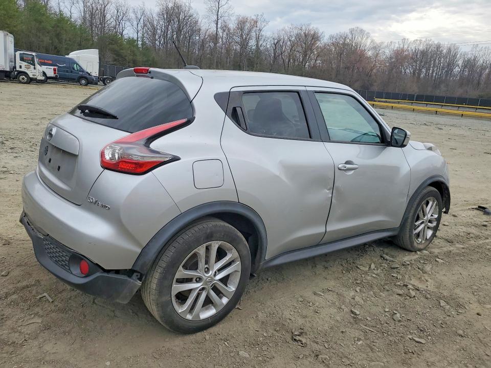 2015 Nissan Juke VIN JN8AF5MV4FT551663 COPART salvage auction — SIDE, MD - CERT OF SALVAGE > 75% DAMAGE, sold $850 on 2026-07-31 (photo 3)