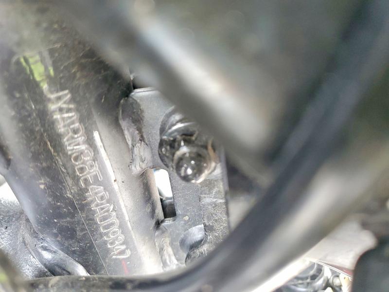 2024 Yamaha Yzf VIN JYARM38E4RA009347 COPART salvage auction — ROLLOVER, Salvage Title, sold $225 on 2026-07-23 (photo 9)