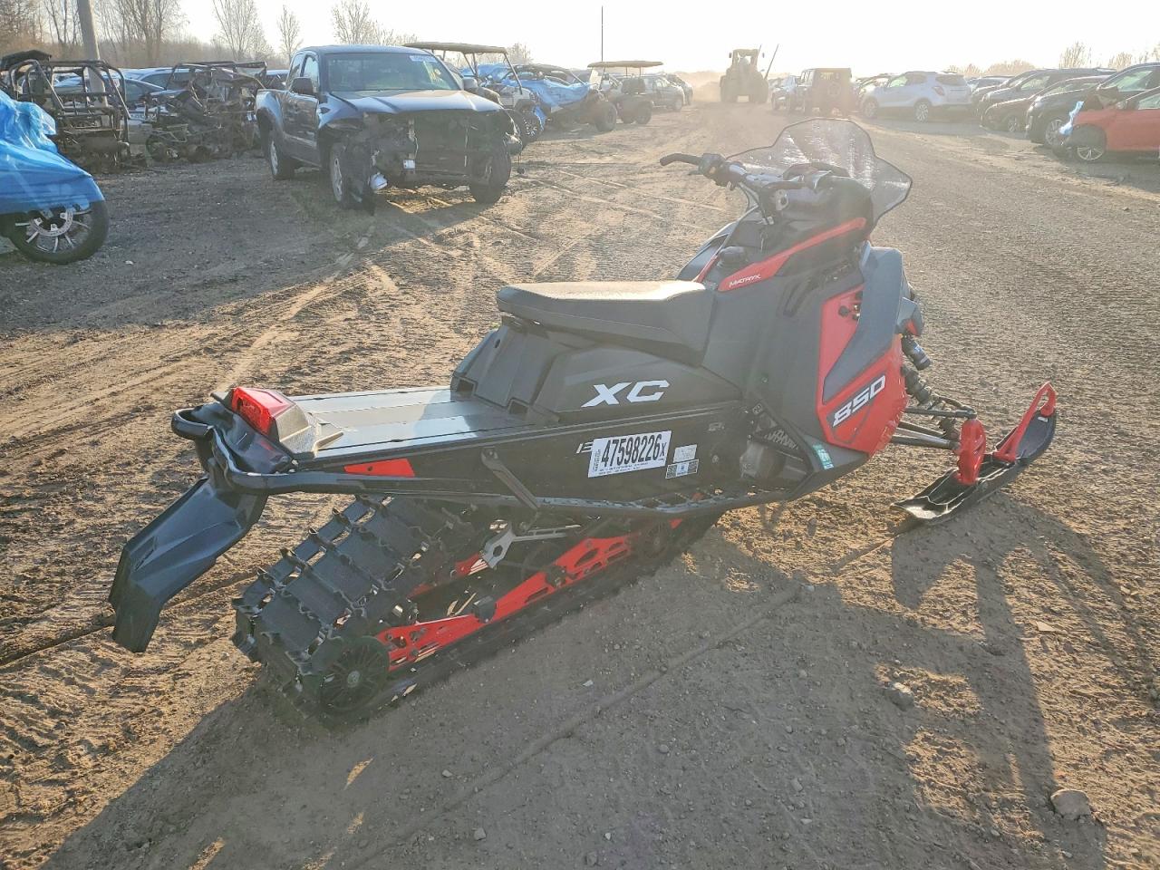 2024 Polaris 850 VIN SN1TDP8R2RC205759 COPART salvage auction — Front End, MI - SNOWMOBILE REGISTRATION, sold $5,400 on 2026-07-09 (photo 4)