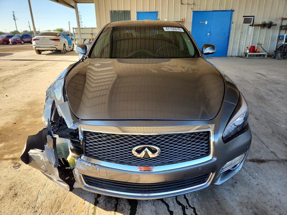 2016 Infiniti Q70 VIN JN1AY1AP4GM100025 COPART salvage auction — FRONT END, Salvage Title, sold $5,100 on 2026-07-22 (photo 5)