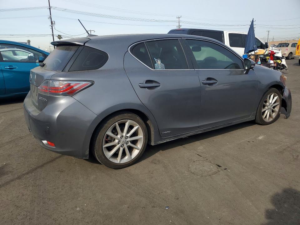 2013 Lexus Ct VIN JTHKD5BH9D2123009 COPART salvage auction — FRONT END, Salvage Title, sold $2,200 on 2026-09-02 (photo 3)