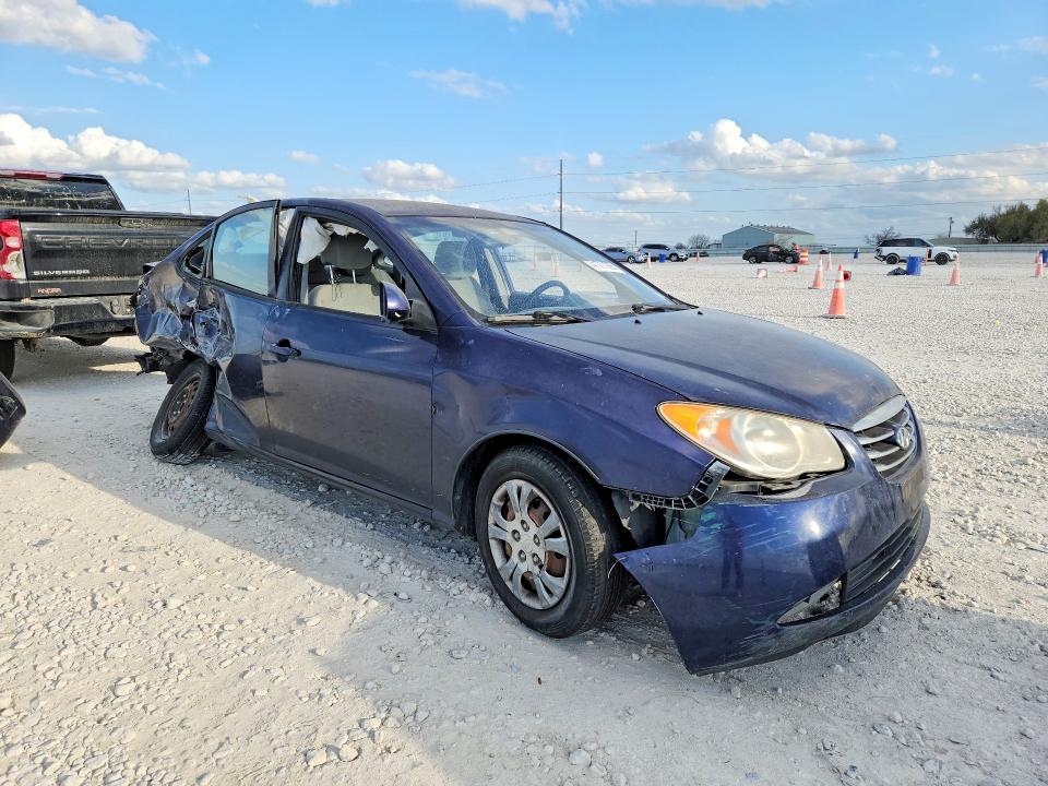 2010 Hyundai Elantra VIN KMHDU4ADXAU118822 COPART salvage auction — SIDE, Tx - Salvage Vehicle Title, sold $400 on 2026-07-02 (photo 4)