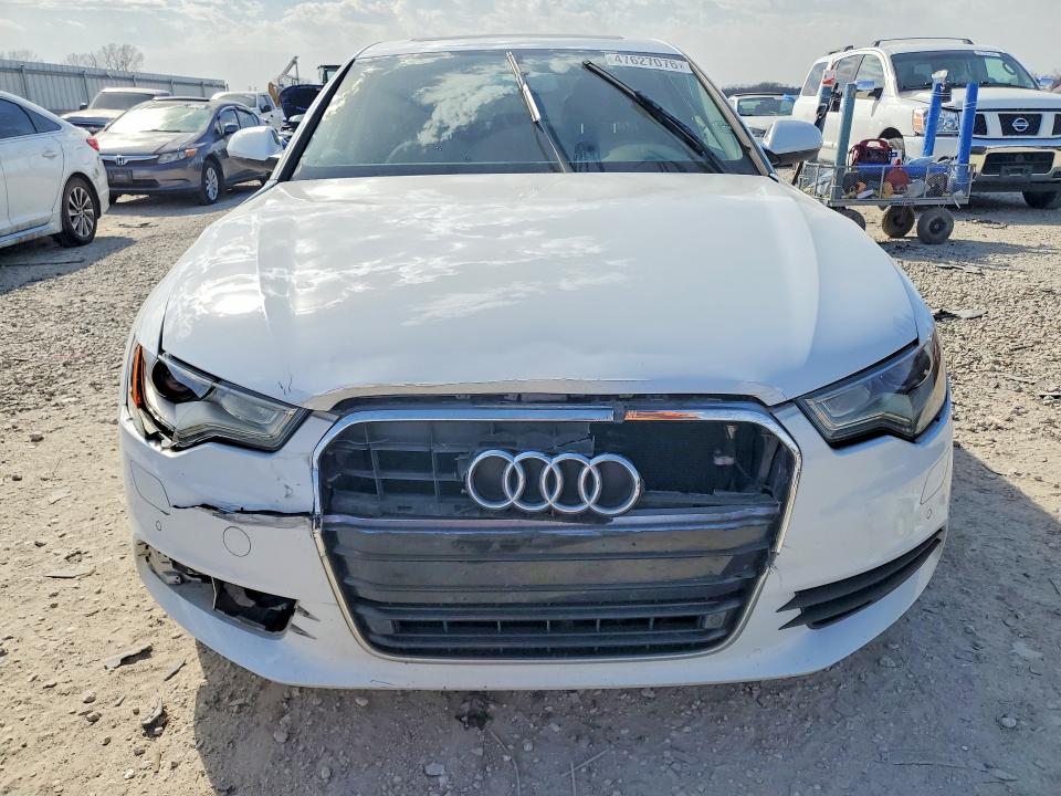 2012 Audi A6 VIN WAUGGAFC8CN058573 COPART salvage auction — FRONT END, Ks - Cert Of Title-Salvage, sold $150 on 2026-07-21 (photo 5)