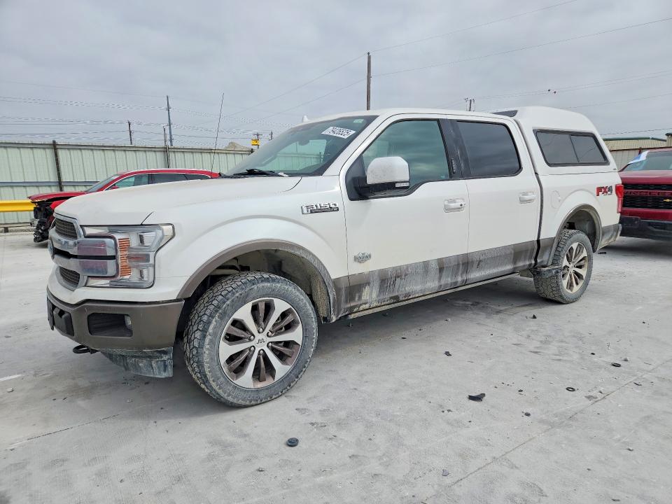 2018 Ford F-150 lightning VIN 1FTEW1EG4JFE16843 COPART salvage auction — SIDE, Tx - Salvage Vehicle Title, sold $13,900 on 2026-07-02 (photo 1)