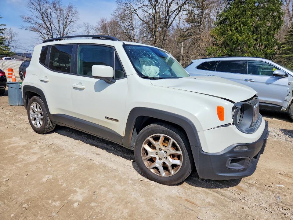 2016 Jeep Renegade VIN ZACCJABT5GPD37582 COPART salvage auction — FRONT END, Oh - Cert Of Title-Salvage, sold $350 on 2026-08-12 (photo 4)