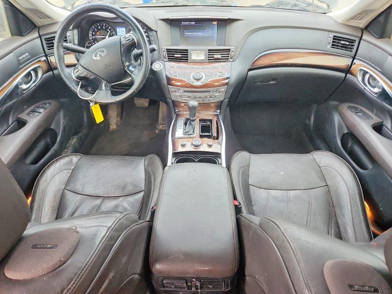 2011 Infiniti M37 VIN JN1BY1AP5BM320108 COPART salvage auction — FRONT END, FL - CERT OF TITLE SLVG REBUILDABLE, sold $150 on 2026-07-17 (photo 8)