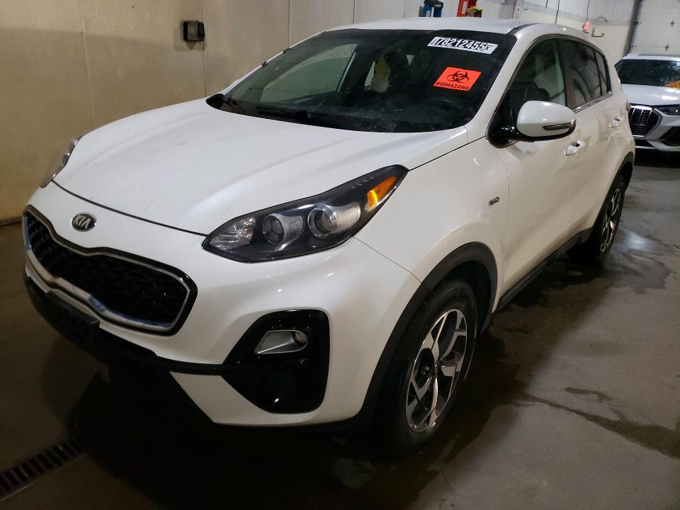 2021 Kia Sportage VIN KNDPMCACXM7934497 COPART salvage auction — VANDALISM, Ak - Certificate Of Vehicle Title, sold $1,350 on 2026-07-28 (photo 1)