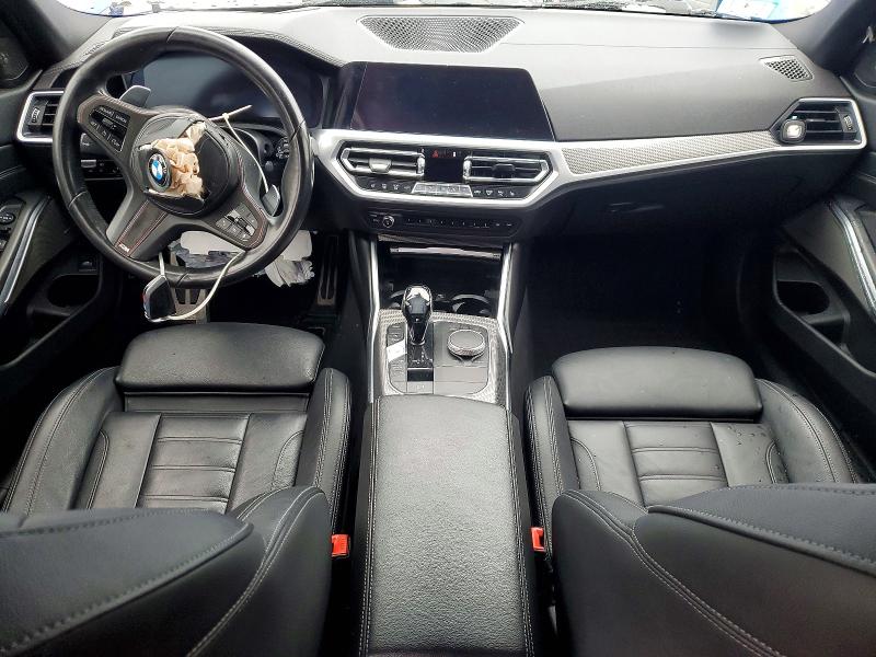 2019 BMW 3er VIN WBA5R7C50KAJ84765 COPART salvage auction — FRONT END, Ma - Cert Of Title-Salvage, sold $7,600 on 2026-07-29 (photo 8)