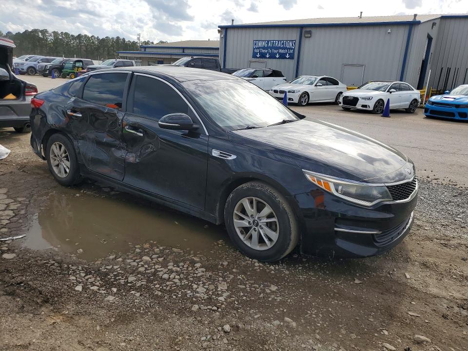 2016 Kia Optima VIN 5XXGT4L37GG106523 COPART salvage auction — SIDE, Ms - Cert Of Title-Salvaged, sold $550 on 2026-07-10 (photo 4)