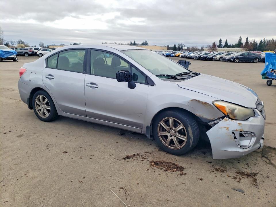 2012 Subaru Impreza VIN JF1GJAC6XCH014985 COPART salvage auction — FRONT END, Or - Lien Papers Salvage, sold $375 on 2026-07-27 (photo 4)