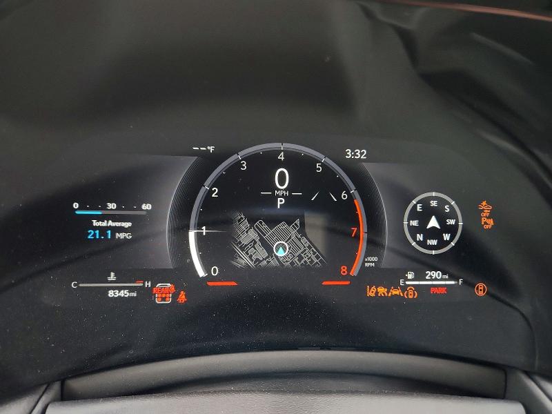 2025 Lexus Tx VIN 5TDAAAB6XSS044581 COPART salvage auction — Front End, TX - SALVAGE VEHICLE TITLE, sold $23,200 on 2026-06-25 (photo 9)