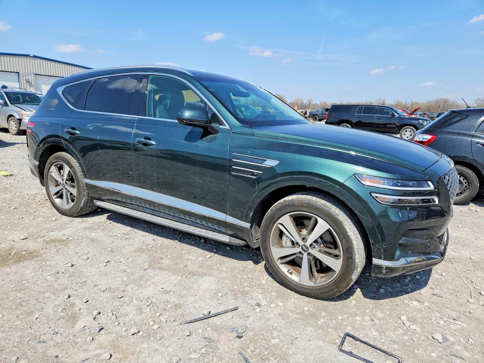 2022 Genesis Gv80 VIN KMUHCESC1NU078198 COPART salvage auction — SIDE, Mo - Cert Of Title-Prior Salvage (P), sold $12,000 on 2026-07-21 (photo 4)
