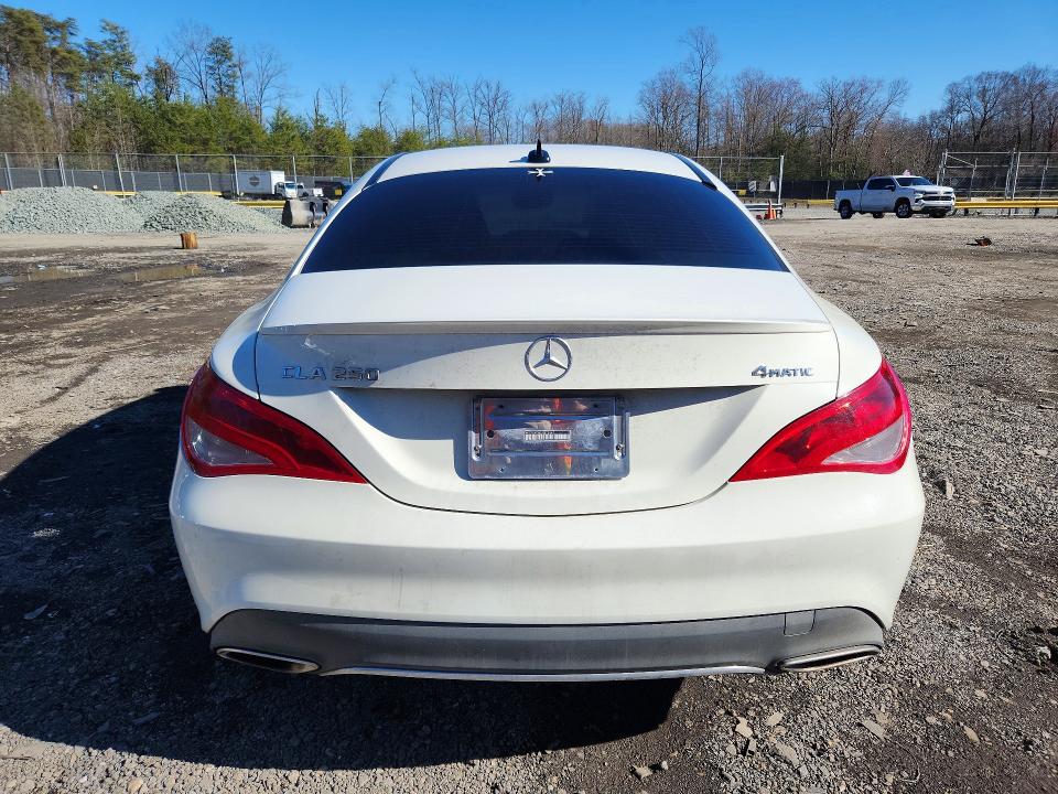 2018 Mercedes-benz Cla-klasse VIN WDDSJ4GB0JN576847 COPART salvage auction — FRONT END, Tx - Salvage Vehicle Title, sold $3,600 on 2026-07-08 (photo 6)