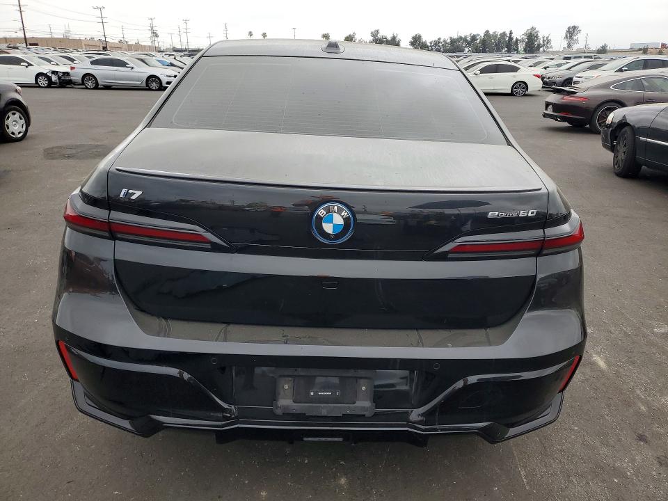 2024 BMW I7 VIN WBY43EJ00RCR66640 COPART salvage auction — FRONT END, Ca - Salvage Certificate, sold $30,250 on 2026-07-06 (photo 6)