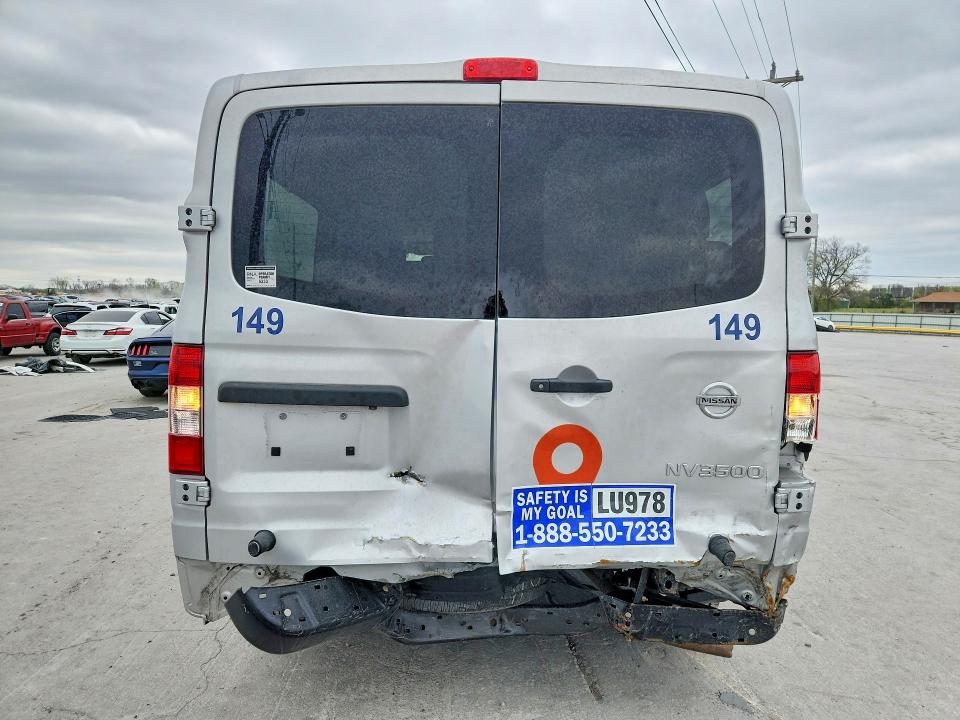 2020 Nissan Nv VIN 5BZBF0AA0LN850068 COPART salvage auction — REAR END, Tn - Salvage Certificate, sold $10,700 on 2026-07-20 (photo 6)