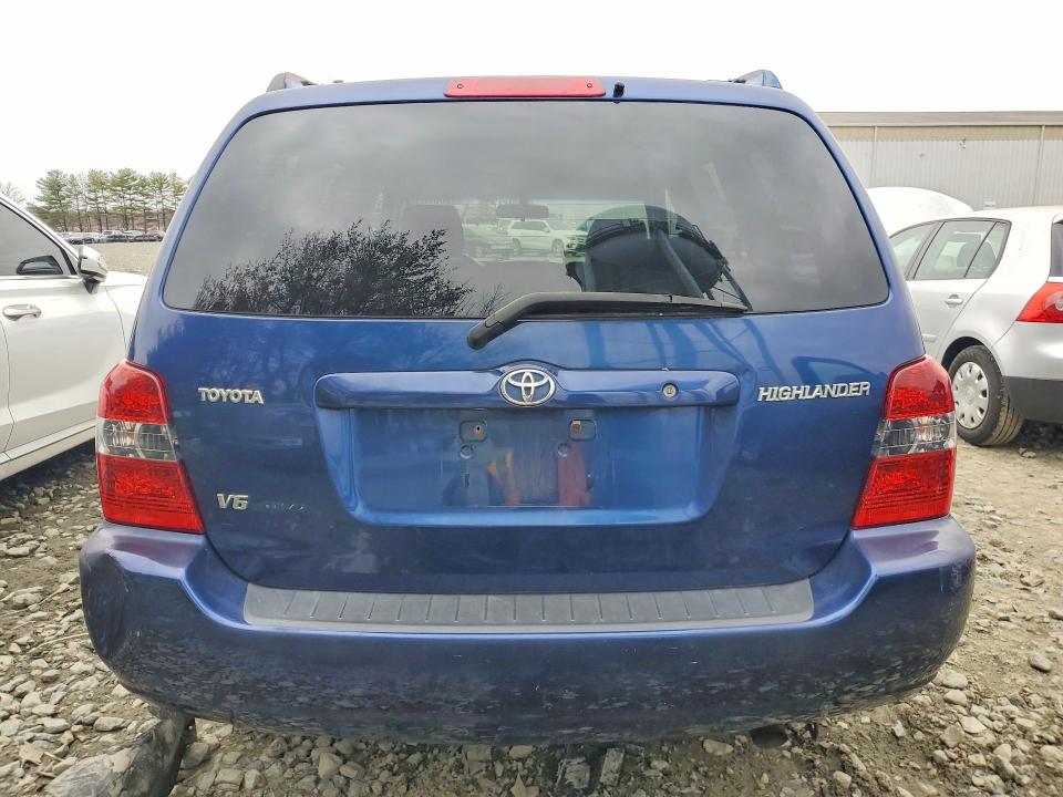 2004 Toyota Highlander VIN JTEEP21A240016965 COPART salvage auction — MECHANICAL, Nj - Certificate Of Title, sold $875 on 2026-07-22 (photo 6)
