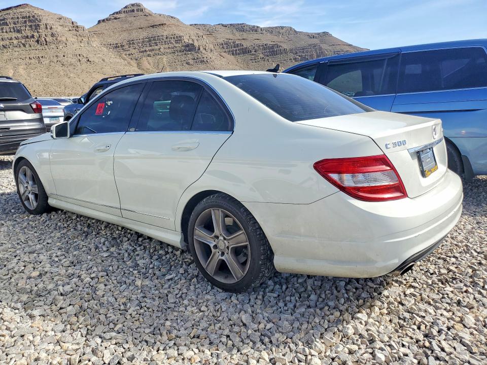 2011 Mercedes-benz C class VIN WDDGF8BB2BR161464 COPART salvage auction — MINOR DENT/SCRATCHES, Id - Salvage Certificate Of Title, sold $225 on 2026-07-13 (photo 2)
