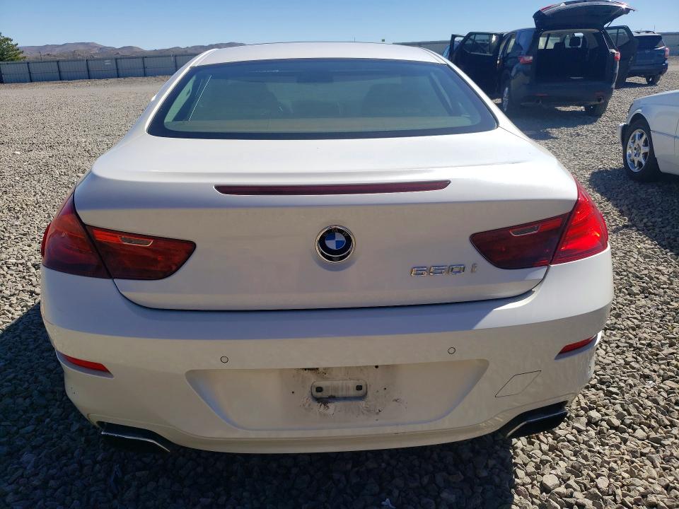 2015 BMW 6er VIN WBAYM9C59FD248359 COPART salvage auction — FRONT END, Nv - Certificate Of Title, sold $5,400 on 2026-07-30 (photo 6)