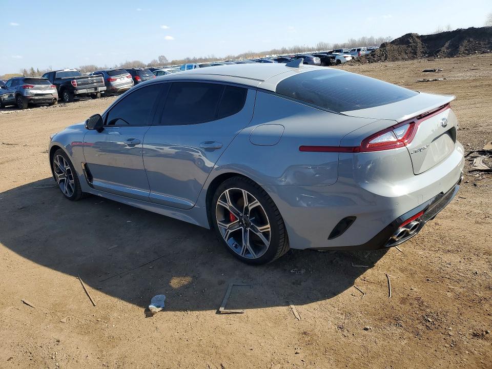 2018 Kia Stinger VIN KNAE35LC2J6039183 COPART salvage auction — NORMAL WEAR, Il - Salvage Certificate, sold $10,300 on 2026-07-14 (photo 2)