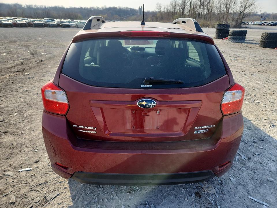 2012 Subaru Impreza VIN JF1GPAL62CH212099 COPART salvage auction — FRONT END, Il - Salvage Certificate, sold $300 on 2026-07-13 (photo 6)