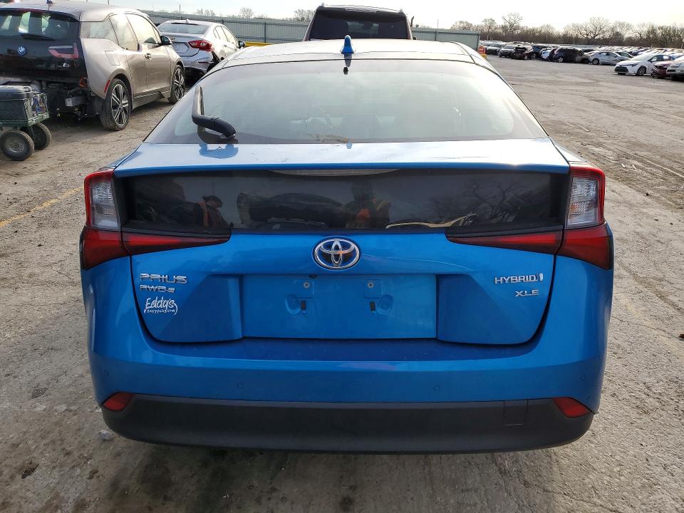 2022 Toyota Prius VIN JTDL9MFUXN3034893 COPART salvage auction — FRONT END, ID - SALVAGE CERTIFICATE OF TITLE, sold $3,800 on 2026-07-20 (photo 6)