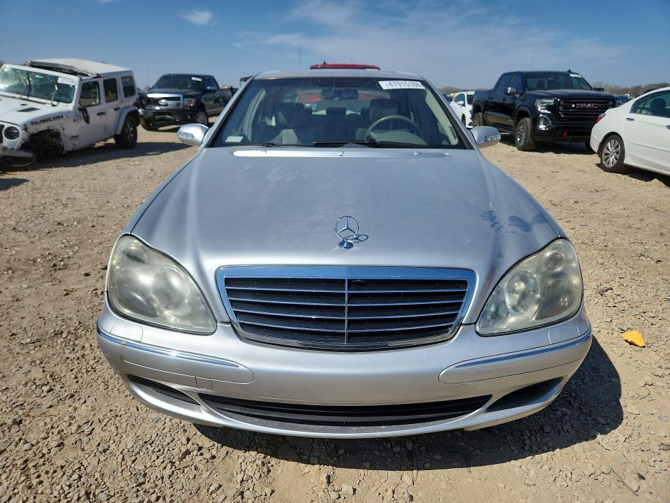 2004 Mercedes-benz S-klasse VIN WDBNG84J54A406888 COPART salvage auction — HAIL, Ks - Cert Of Title-Non Highway, sold $800 on 2026-07-07 (photo 5)