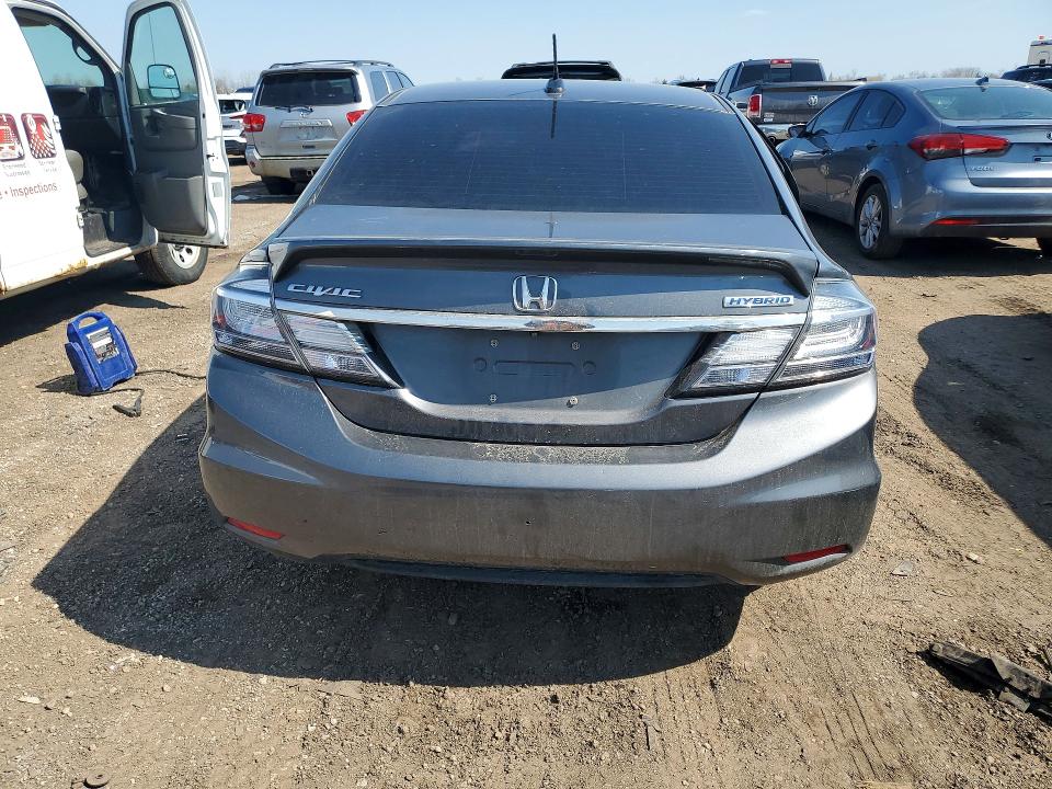 2013 Honda Civic VIN 19XFB4F30DE003409 COPART salvage auction — SIDE, Il - Salvage Certificate, sold $800 on 2026-07-09 (photo 6)