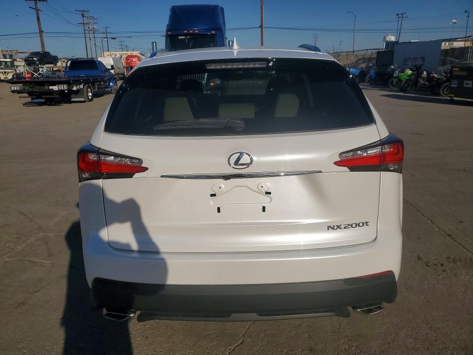 2016 Lexus Nx 200t VIN JTJYARBZ1G2046237 COPART salvage auction — FRONT END, AZ - DIS/DLR/EXP ONLY SALVAGE TITLE, sold $10,200 on 2026-07-27 (photo 6)