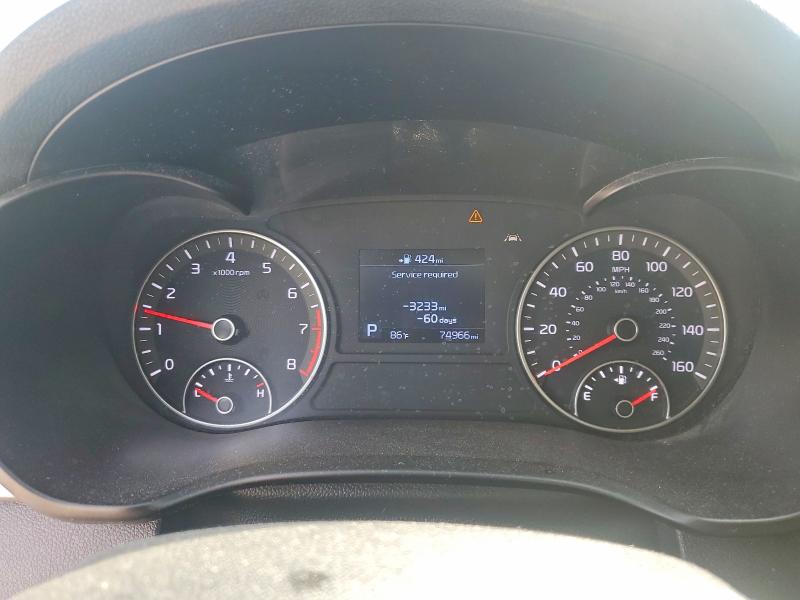 2019 Kia Optima VIN 5XXGT4L31KG310937 COPART salvage auction — REAR END, Md - Cert Of Salvage > 75% Damage, sold $1,900 on 2026-07-14 (photo 9)