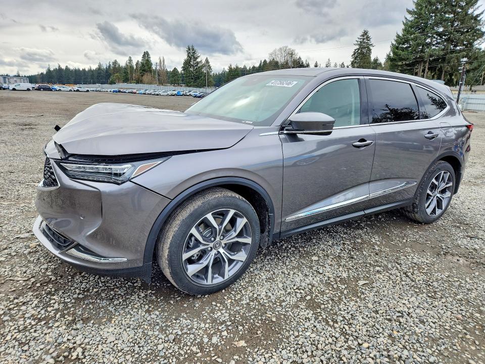2022 Acura Mdx VIN 5J8YE1H41NL038541 — COPART salvage auction photo