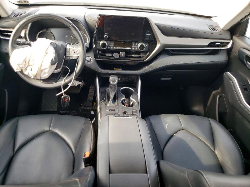 2023 Toyota Highlander VIN 5TDKDRBH4PS034521 COPART salvage auction — FRONT END, Nj - Cert Of Title-Salvage, sold $12,800 on 2026-07-28 (photo 8)