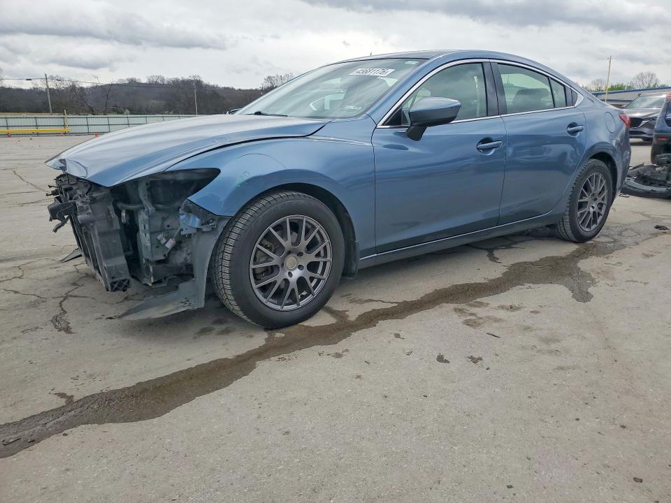 2016 Mazda 6 VIN JM1GJ1V51G1430050 COPART salvage auction — FRONT END, Salvage Title, sold $850 on 2026-07-27 (photo 1)