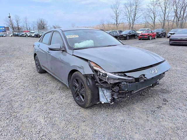 2021 Hyundai Elantra VIN KMHLM4AG6MU091838 COPART salvage auction — FRONT END, Nj - Cert Of Title-Salvage, sold $4,650 on 2026-07-17 (photo 3)