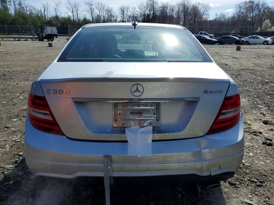 2014 Mercedes-benz C-klasse VIN WDDGF8AB8ER324849 COPART salvage auction — FRONT END, Md - Cert Of Salvage > 75% Damage, sold $275 on 2026-08-11 (photo 6)