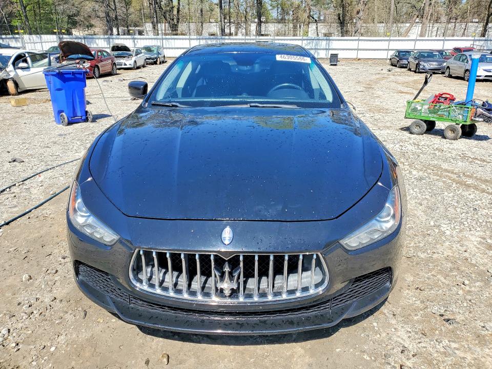2015 Maserati Ghibli VIN ZAM57RTA3F1135384 COPART salvage auction — FRONT END, GA - CERT OF TITLE-SALVAGE, sold $3,050 on 2026-07-31 (photo 5)