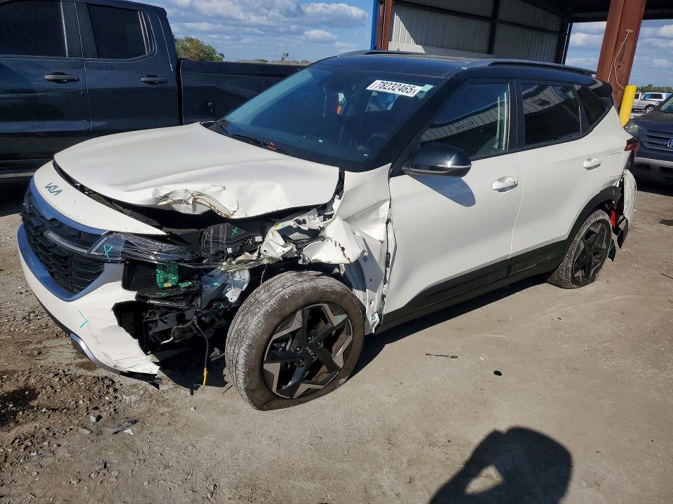 2025 Kia Seltos VIN KNDEU2AA4S7723437 COPART salvage auction — FRONT END, Fl - Certificate Of Destruction, sold $5,400 on 2026-07-06 (photo 1)