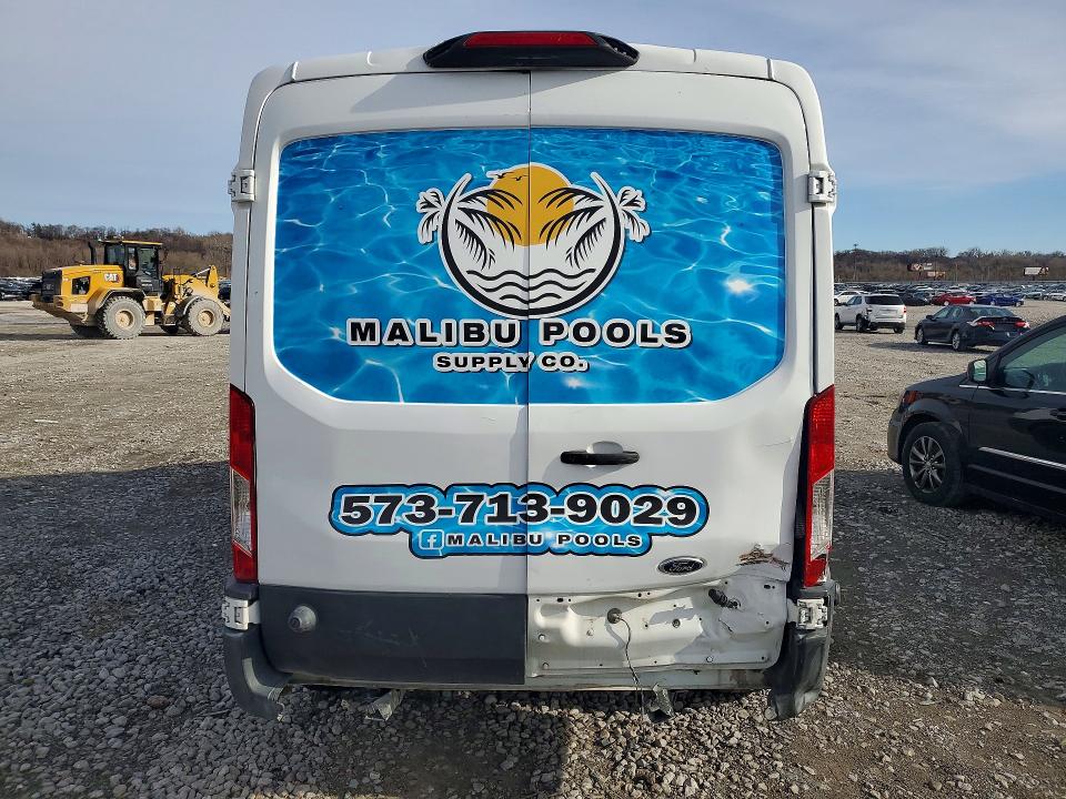 2018 Ford Transit VIN 1FTYE2CM5JKB52540 COPART salvage auction — REAR END, Salvage Title, sold $2,650 on 2026-08-12 (photo 6)