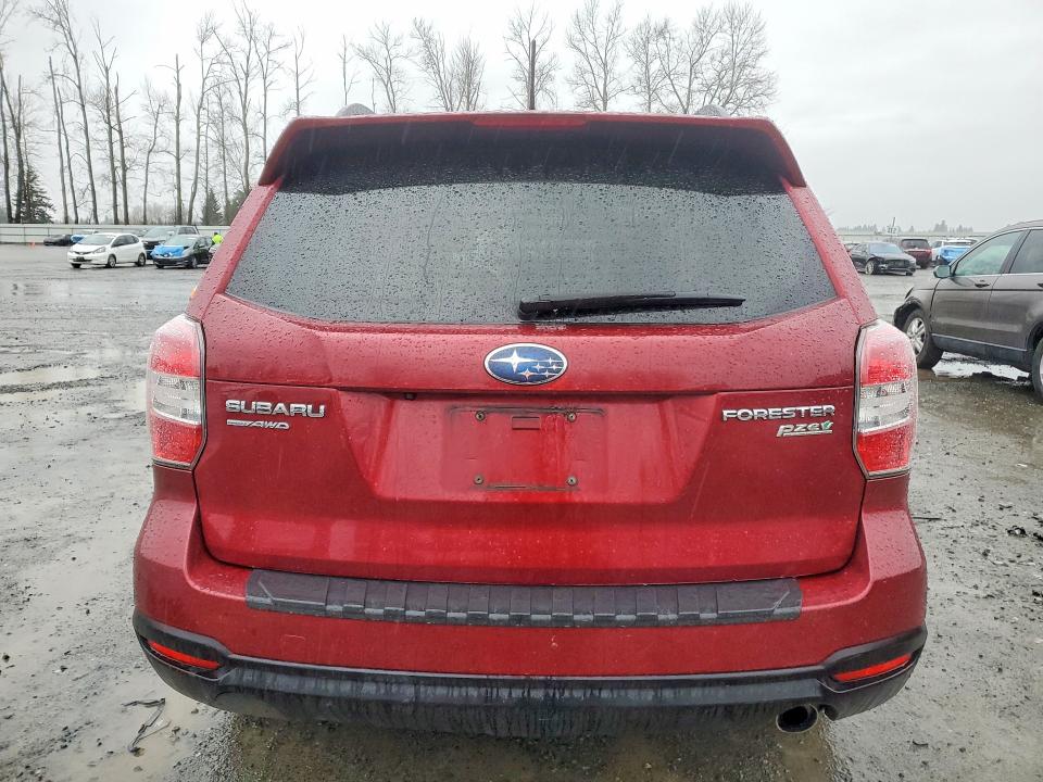 2014 Subaru Forester VIN JF2SJAJC6EH554206 COPART salvage auction — FRONT END, Wa - Bill Of Sale, sold $2,200 on 2026-07-13 (photo 6)
