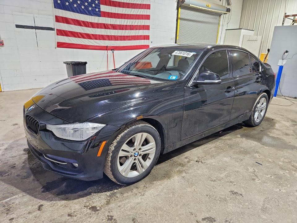 2017 BMW 3er VIN WBA8D9G50HNU59943 COPART salvage auction — WATER/FLOOD, Nh - Cert Of Title-Salvage, sold $100 on 2026-07-09 (photo 1)