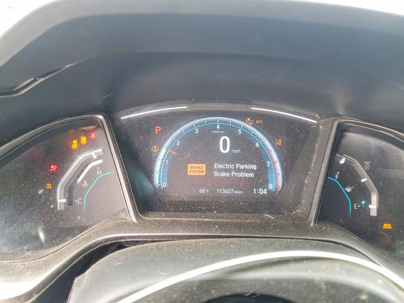2019 Honda Civic VIN SHHFK7H60KU214639 COPART salvage auction — FRONT END, Sc - Cert Of Title-Salvage, sold $1,900 on 2026-07-29 (photo 9)