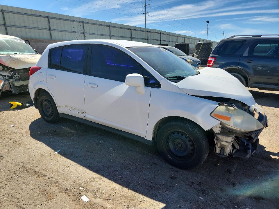 2007 Nissan Versa VIN 3N1BC13E27L385378 COPART salvage auction — FRONT END, Nm - Cert Of Title-Salvage, sold $250 on 2026-07-06 (photo 4)