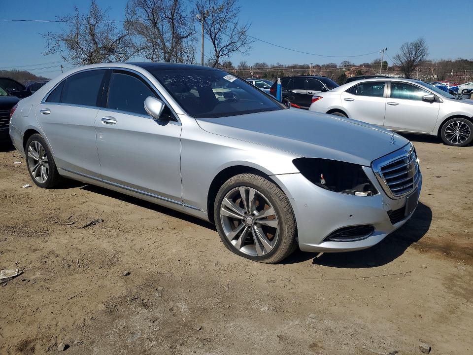 2015 Mercedes-benz S class VIN WDDUG8FB5FA160436 COPART salvage auction — FRONT END, Md - Cert Of Salvage-Abandoned, sold $5,900 on 2026-07-09 (photo 4)