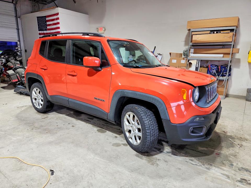 2015 Jeep Renegade VIN ZACCJBBTXFPC05065 COPART salvage auction — FRONT END, Md - Cert Of Salvage > 75% Damage, sold $700 on 2026-07-10 (photo 4)