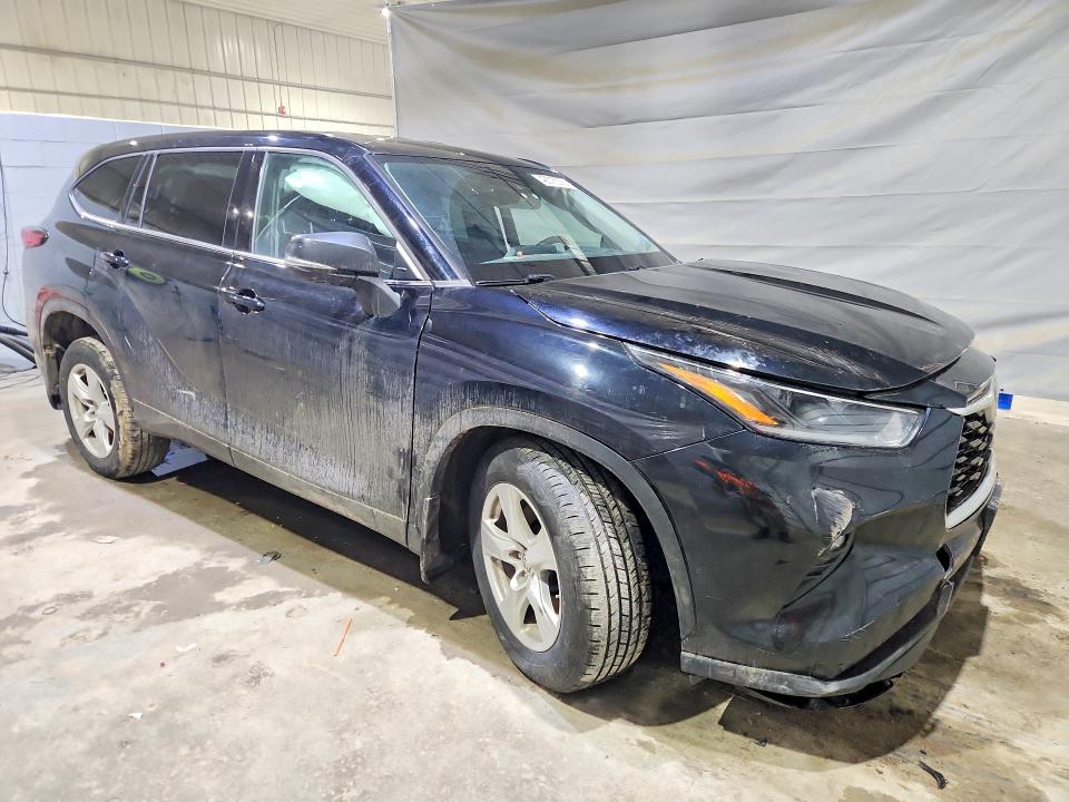 2021 Toyota Highlander VIN 5TDBZRBH3MS149835 COPART salvage auction — FRONT END, Nh - Cert Of Title-Salvage, sold $1,100 on 2026-07-28 (photo 4)