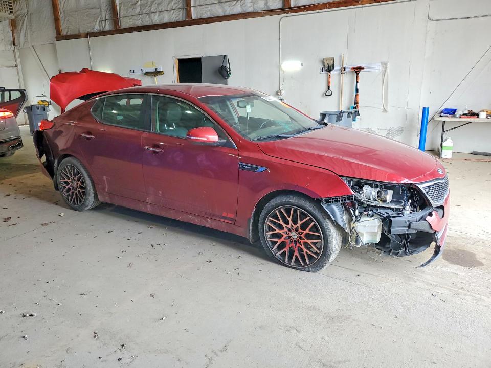 2014 Kia Optima VIN 5XXGR4A67EG333848 COPART salvage auction — REAR END, Ky - Bill Of Sale/Part Only/No Titl, sold $500 on 2026-07-06 (photo 4)