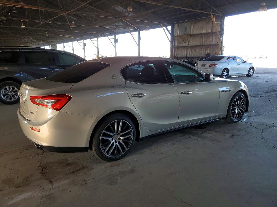 2015 Maserati Ghibli VIN ZAM57RTA6F1154222 COPART salvage auction — MINOR DENT/SCRATCHES, Salvage Title, sold $1,950 on 2026-08-10 (photo 3)