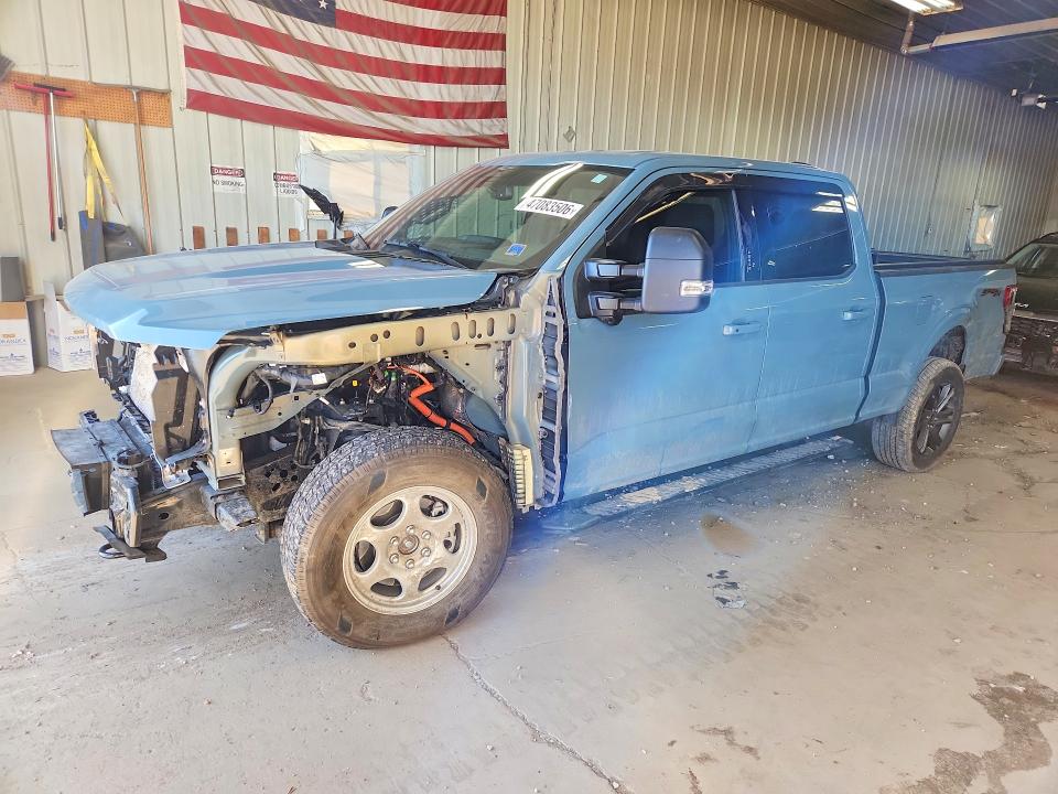2023 Ford F-150 lightning VIN 1FTFW1E83PKD59872 COPART salvage auction — FRONT END, Wi - Cert Of Title-Salvage Vehicle, sold $15,600 on 2026-07-27 (photo 1)