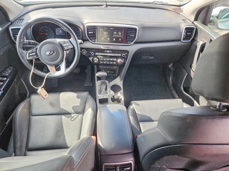 2020 Kia Sportage VIN KNDPN3AC1L7633189 COPART salvage auction — FRONT END, Ma - Cert Of Title-Salvage, sold $4,300 on 2026-07-08 (photo 8)